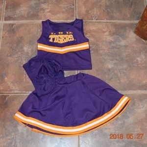 LSU Kids Cheerleader Outfit